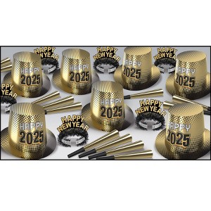 Beistle New Year  2025  Gold Asst for 50 Gold - 1 of 1