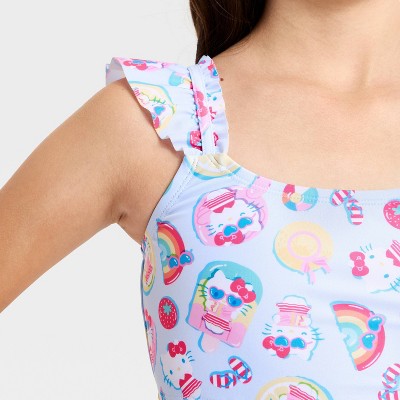 Hello Kitty Girls' Hello Kitty Bikini Set - Light Blue M — фото 3