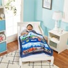 Everyday Kids Toddler Throw Blanket - 30" by 40" - Fire and Police Rescue - Super Soft, Plush, Warm and Comfortable - 3 of 4