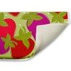 Stupell Industries Fun Fruit Strawberries Printed Plush Bath Mat And Bath Rug, Design By Deidre Mosher, 18"X30" - 2 of 4