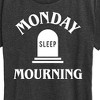 Women's - Instant Message - Monday Mourning Short Sleeve Graphic T-Shirt - 2 of 4