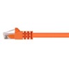 Monoprice Cat6 Ethernet Patch Cable - 1 Feet - Orange | Network Internet Cord - RJ45, Stranded, 550Mhz, UTP, Pure Bare Copper Wire, 24AWG - 2 of 4