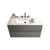 NicBex Floating Bathroom Vanity with Sink and Faucet Holes,Bathroom Sink Vanity with 2 Drawers,Oak/Walnut/White/Gray - 3 of 4