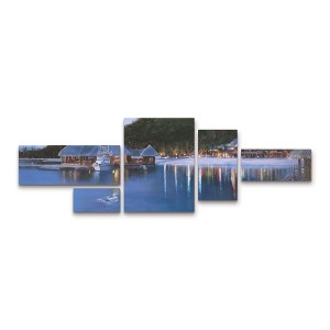 Trademark Fine Art Murray Henderson Fine Art Bora Bora 3 Piece Panel Set Art - 1 of 3