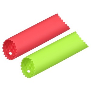 Unique Bargains Kitchen Non-Slip Silicone Skin Remover Garlic Peeler 1 Set - 1 of 4