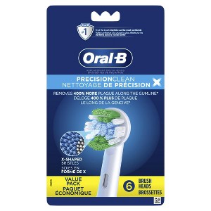 Oral-B PrecisionCleanX X-Filament Replacement Brush Heads, 6 Count - 1 of 1