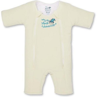 Image of Baby Merlin's Magic Sleepsuit Cotton Swaddle Transition Product, Off-White