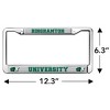 Binghamton University School Logo Full Size Standard License Plate Metal Frame - 4 of 4