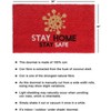 RugSmith Multi Machine Tufted Stay Home, Stay Safe III Doormat - 3 of 4