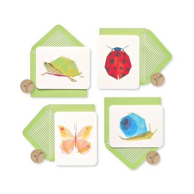 Keepsake Blank Card Garden Critters - PAPYRUS