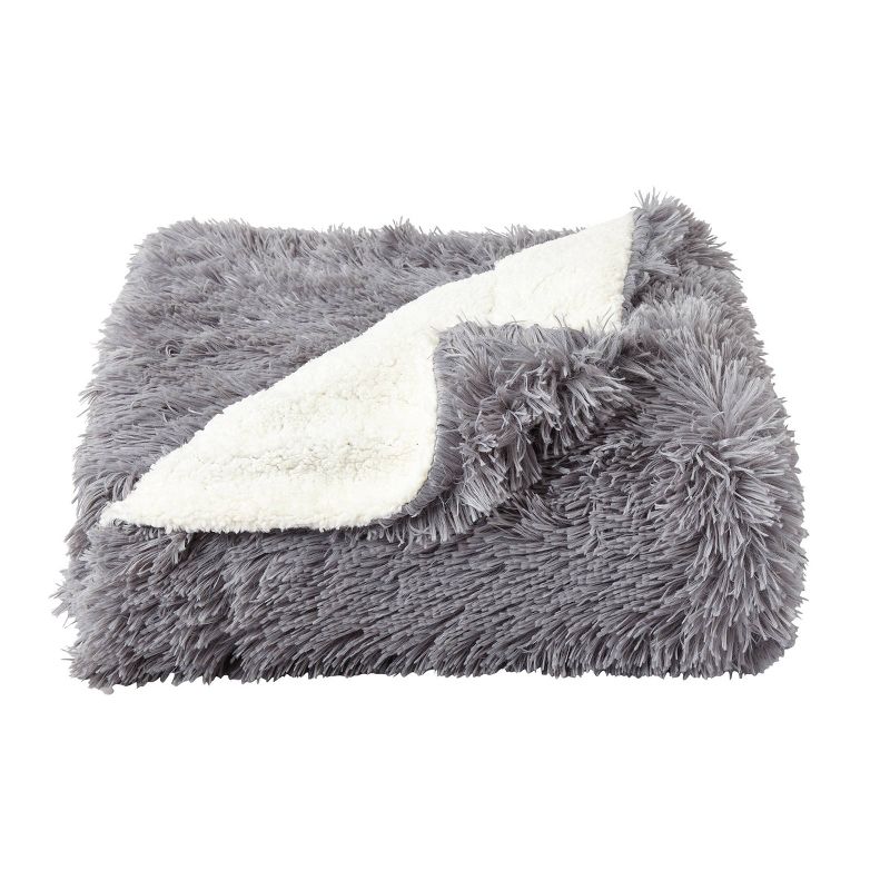 60"x70" Faux Fur Throw Blanket - Yorkshire Home, 1 of 5