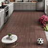 Gulches 12" Patio Deck Tiles, DIY Module Interlocking Decking Tiles Floor Tile Outdoor and Indoor,44pcs Red Brown - 4 of 4