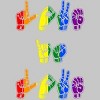 Adult Design By Humans Love Is Love Sign Language Pride By ToruSanogawa T-Shirt - 2 of 2