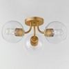 Maxim Lighting Knox 3 - Light Semi-Flush Mount in  Natural Aged Brass - 3 of 3