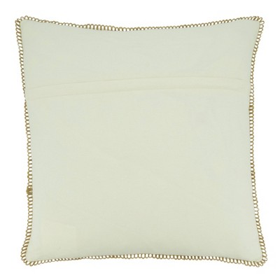 20" Aqua Blue Cotton Sea Horse Design Throw Pillow Cover