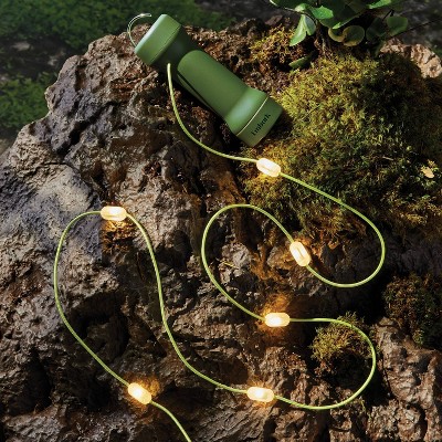 12 LED Bulb Outdoor Miniature String Lights for Tent White/Blue - Embark&#8482;️_1