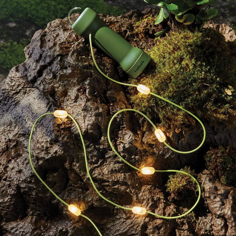 12 LED Bulb Outdoor Miniature String Lights for Tent White/Blue - Embark&#8482;️, 3 of 6