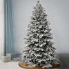 National Tree Company 7.5' First Traditions Unlit Acacius Snowy Artificial Christmas Tree - 2 of 3