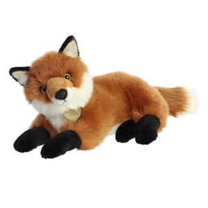 Aurora Large Fox Miyoni Realistic Stuffed Animal Orange 15" - 1 of 4