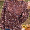 Women's Cozy Roundneck Speckled Knit Sweater - Cupshe - 3 of 4