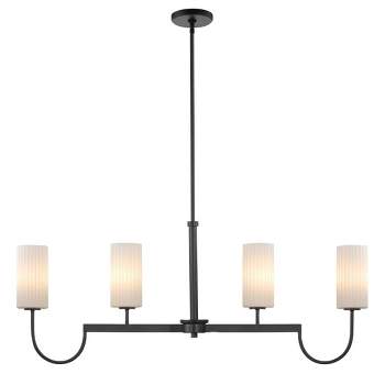 Maxim Lighting Town And Country 4 - Light Island Pendant Light in  Black
