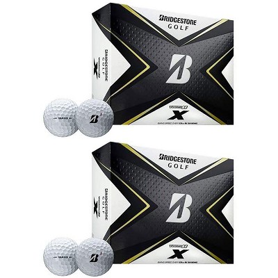 Bridgestone Tour B X Golf Balls with REACTIV Cover Technology, White (2 Dozen)