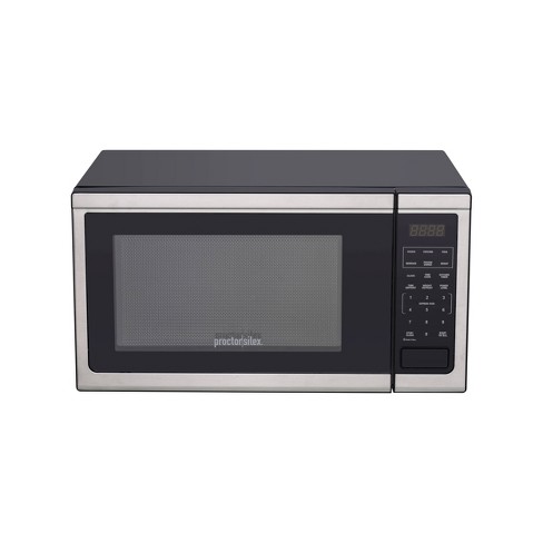 Proctor Silex 1.1 cu ft 1000 Watt Microwave Oven - Stainless Steel (Brand May Vary) - image 1 of 4