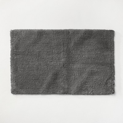 21x34 Textured Bath Mat Washed Black - Casaluna™ : Target