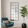 HomeRoots 69" Black Metal Framed Full Length Mirror - 2 of 4