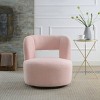 Modern Swivel Accent Chair with Soft Upholstery,Compact Swivel Chair,Comfortable Barrel Chair for Living Room Reading Corner-Maison Boucle - 2 of 4