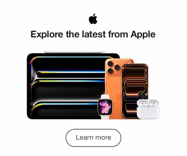 Apple Explore the latest from Apple Learn More