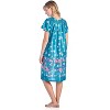 Casual Nights Women's Round Neck Mu-Mu Housecoat Lounger - 3 of 4