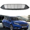 Front Bumper Upper Radiator Grille Grill Guard Cover Compatible For Focus 2015-2018 1873307 Replacement Parts - 3 of 4