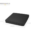 MABIS Natural Pincore Foam Comfort Seat Cushion Support for Chairs and Wheelchairs with Nylon Oxford Cover, 16 x 18 x 3 inches, Black - 3 of 4