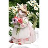 Kevins Gift Shoppe Ceramic Bunny Rabbit Holding Rose Flowers Teapot - 3 of 3