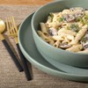 Gibson Elite Pasco 16 Piece (Service for 4) Plates and Bowls Double Bowl Reactive Glaze Dishes Stoneware Ceramic Dinnerware Set - Green - 3 of 4