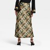 Latino Heritage Month Women's Maxi Skirt - Black Floral - 2 of 4