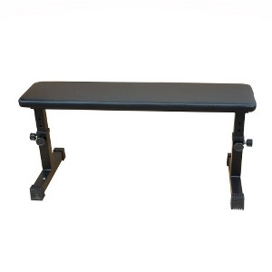 BestParts Flat Weight Bench Dumbbell Stool – Strength Training & Fitness Bench – 440 lbs Capacity – Black - 1 of 4