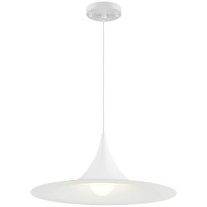 Access Lighting Costa 1 - Light Pendant in  Matte White - 1 of 4