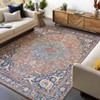 Mark & Day Luchen 7'6"x9'6" Rectangle Woven Indoor Area Rugs Dark Blue - 2 of 4