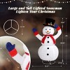4FT Lighted Christmas Snowman Decoration – Outdoor LED Yard Display with 120 Lights - 3 of 4