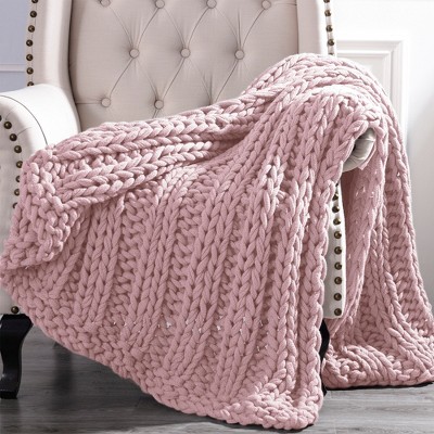 Modern Threads Chunky Knit Acrylic Throe Blanket, 50