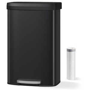 COZONY 13/15/21 Gal Rustproof Metal Step Trash Can with Soft-Close Lid, Liner Rim & Handle, Kitchen/Home - 1 of 4