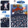 PiccoCasa Astronaut Series Pattern Duvet Cover with 2 Pillowcases Bedding Set 3 Pcs - 3 of 4