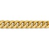 Black Bow Jewelry Men's 15mm 14k Yellow Gold Hollow Miami Cuban (Curb) Chain Bracelet - 2 of 4