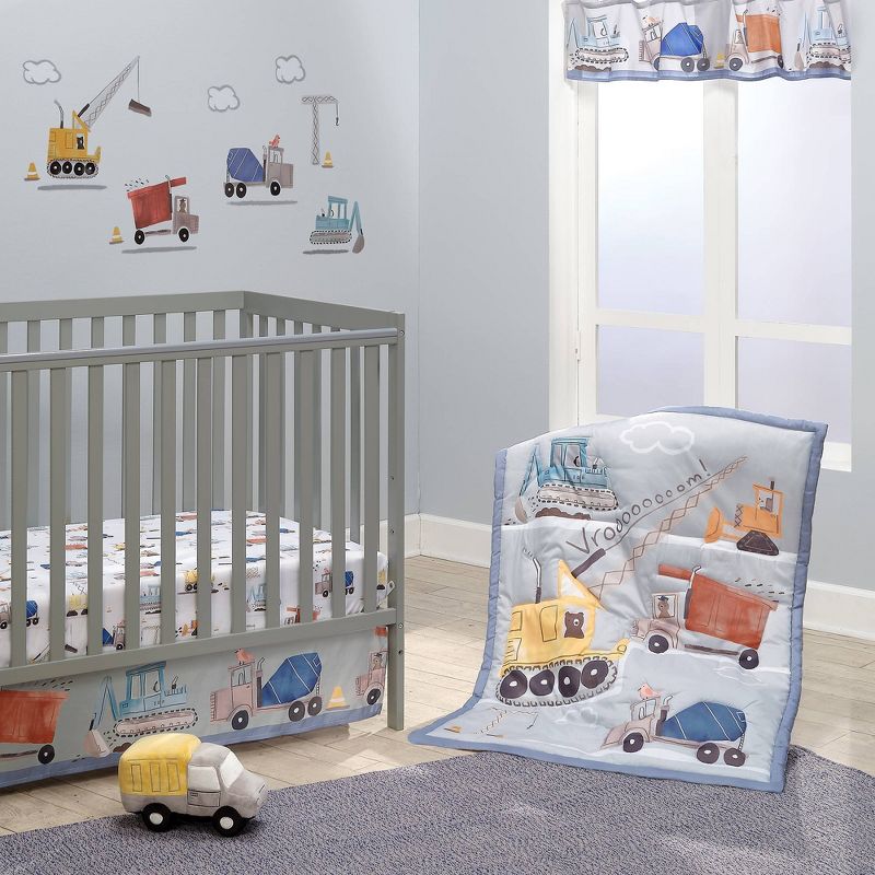 Bedtime Originals Construction Zone 3-Piece Crib Bedding Set by Lambs &#38; Ivy, 1 of 9