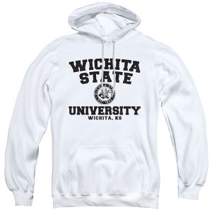 Wichita State University Official Circle Logo Adult Pull-Over Hoodie - 1 of 4