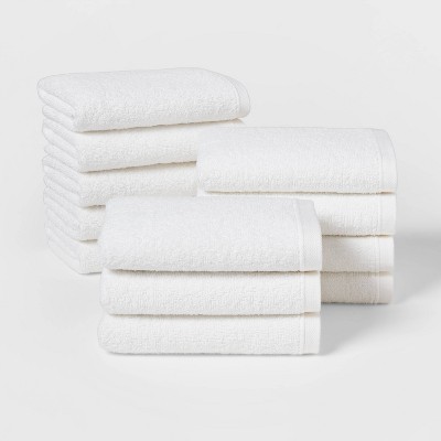 12pk Everyday Hand Towel Bundle White - Room Essentials™