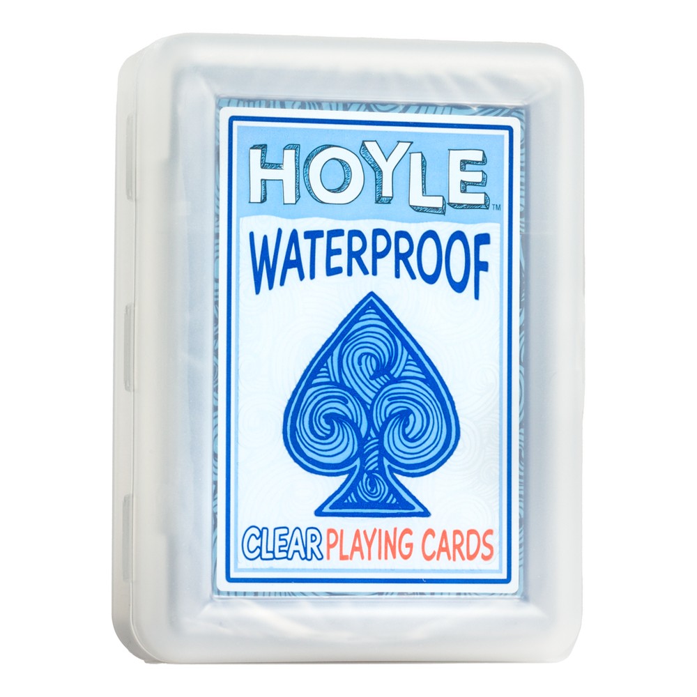 Hoyle Waterproof Clear Playing Card Game