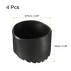 Unique Bargains Non Slip Round Rubber Ladder Accessories Protective Pads 4 Pcs - 2 of 3